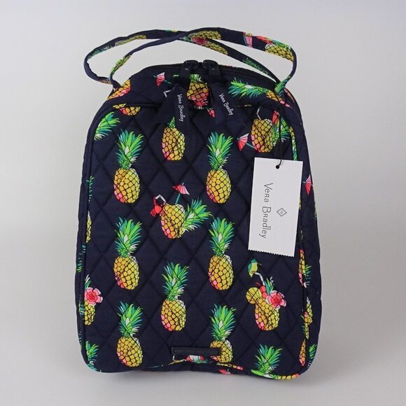 New Vera Bradley Lunch Bunch Bag Toucan Pineapple Tropical Print - Picture 4 of 7